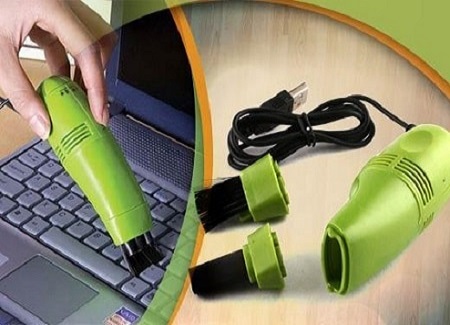 Mini aspirator pentru tastatura de acasă sau computer