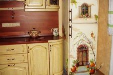 decoupage frigider