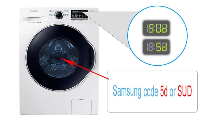 Sud (5ud) ili SD (5D) u Samsung perilici rublja